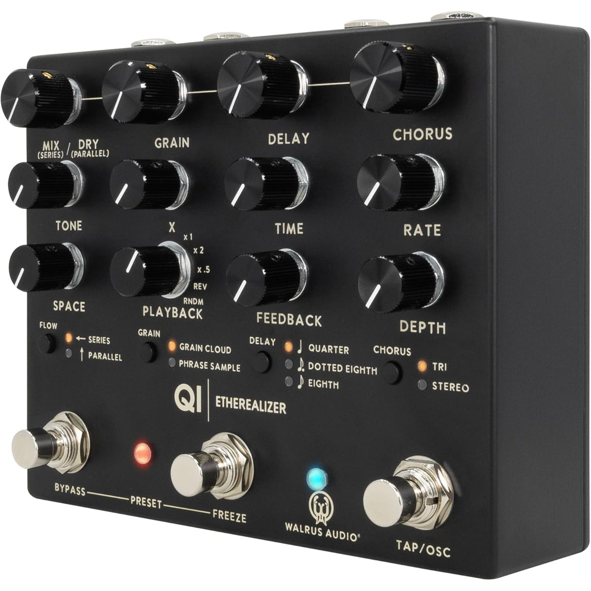 Walrus Audio Qi Etherealizer Multi-effects Pedal - Black - View 2 | MusicMarket