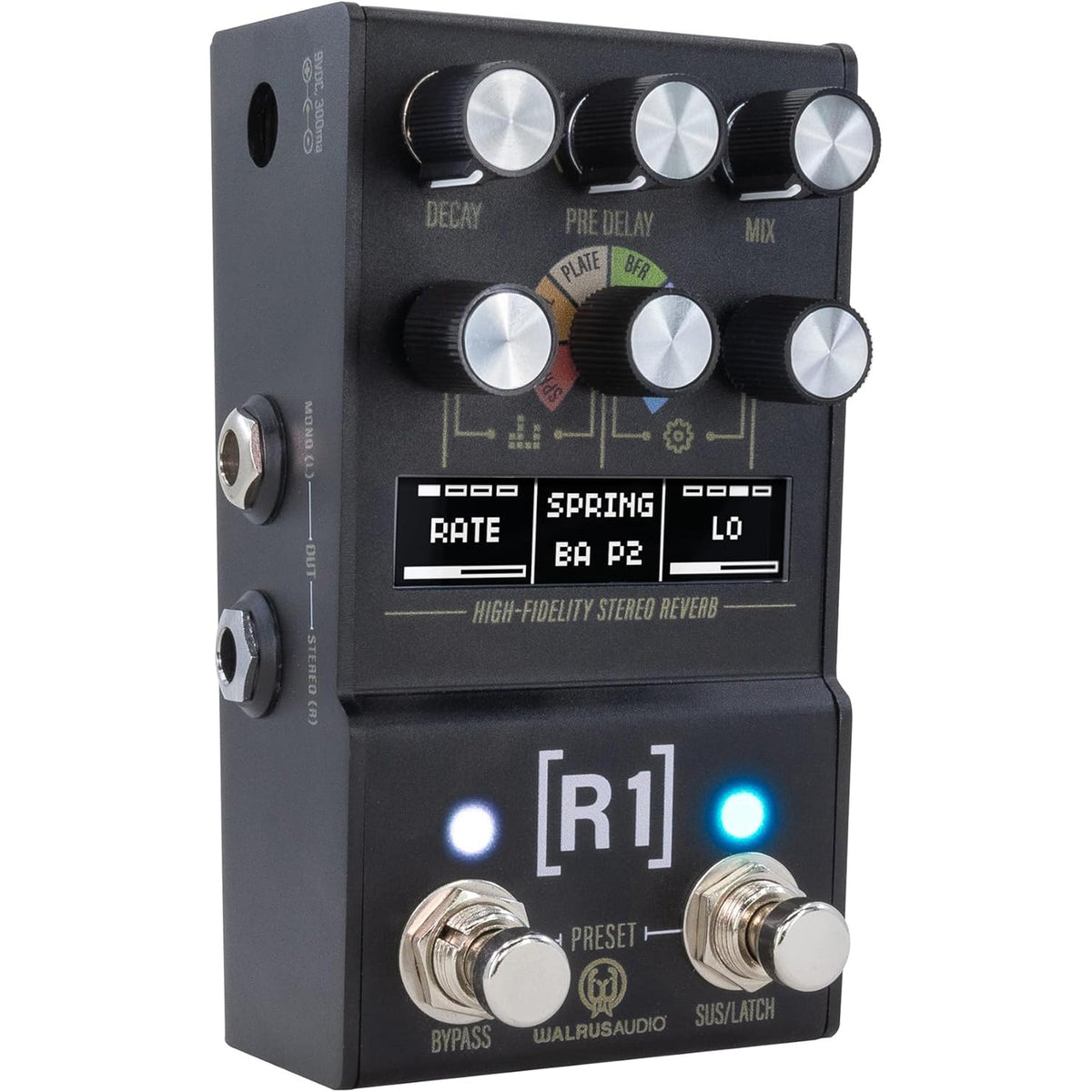 Walrus Audio Mako MKII R1 High-Fidelity Stereo Reverb Pedal - View 2 | MusicMarket