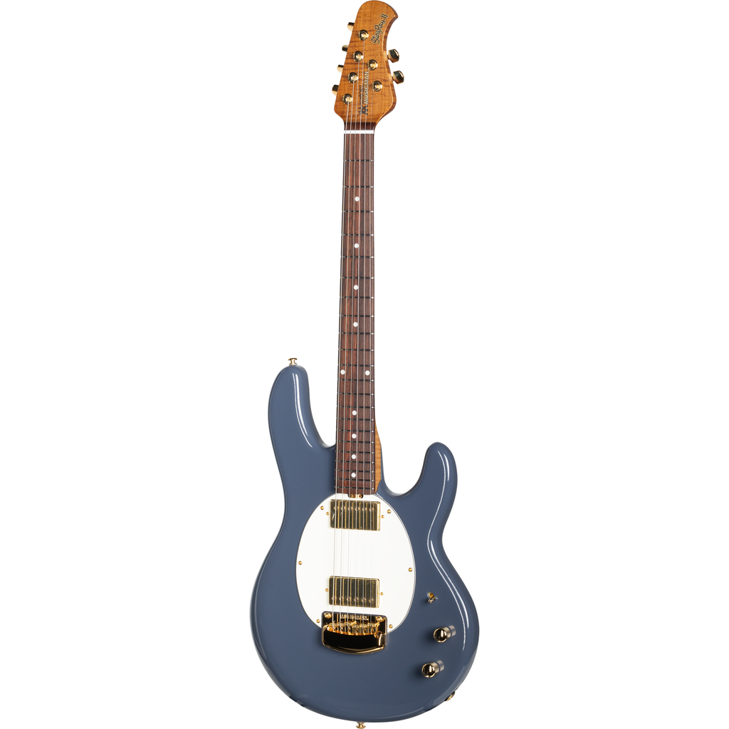 Ernie Ball Music Man Stingray II Cory Wong Electric Guitar - Charcoal Blue - View 4 | MusicMarket