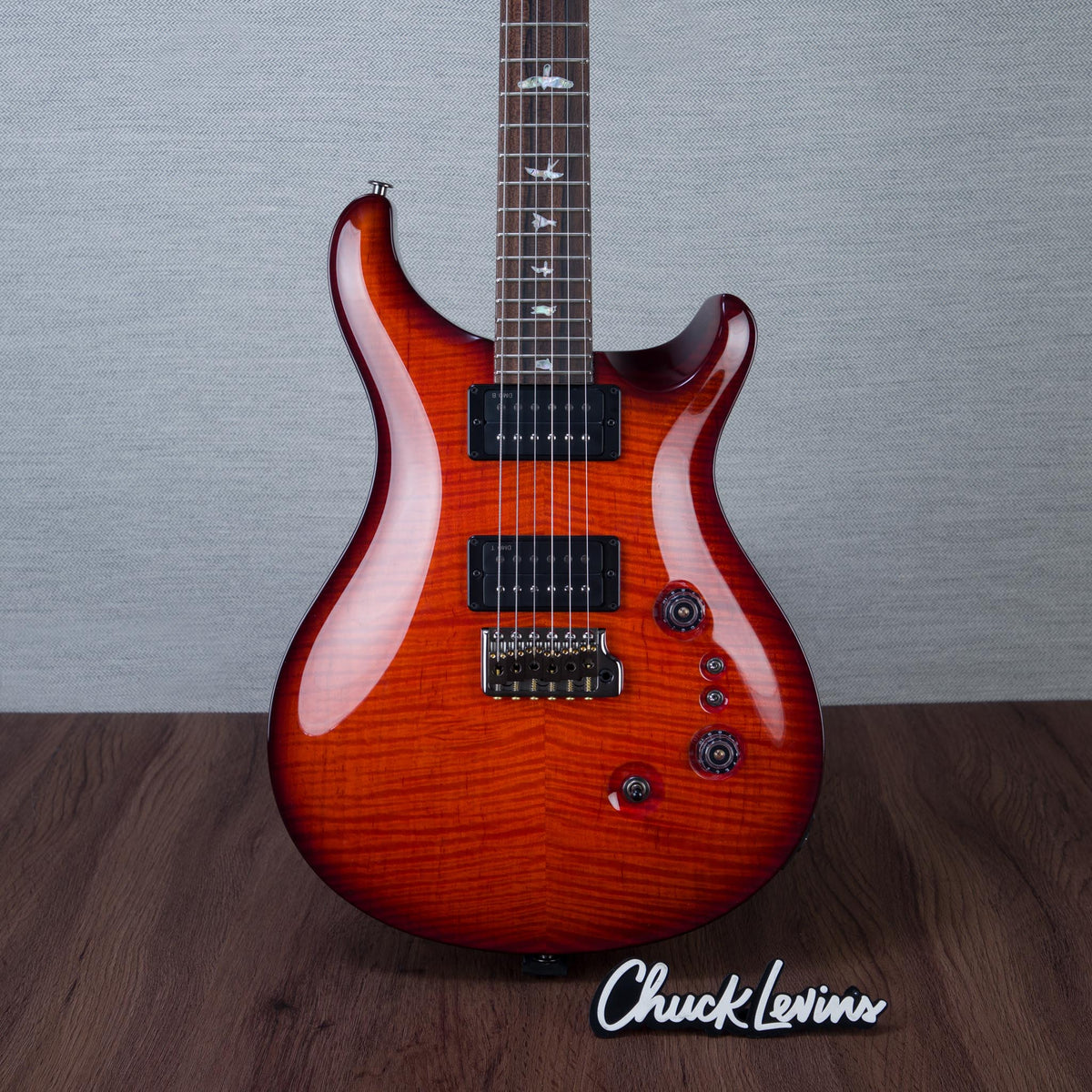 PRS Limited Edition Custom 24-08 10-Top Electric Guitar - Fire Red Burst - #0424105 - MusicMarket