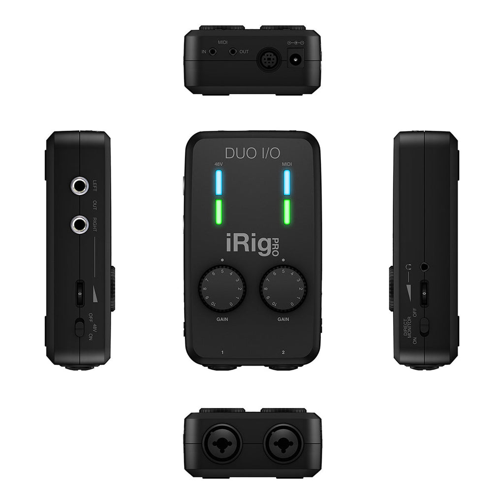 IK Multimedia iRig Pro Duo I/O Mobile 2-Channel Audio/MIDI Interface - View 15 | MusicMarket