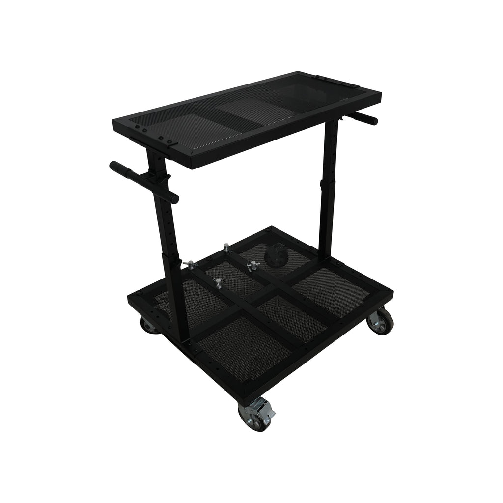 ProX X-BeatWagon Professional Mobile DJ Rolling Workstation with Adjustable Shelf - View 9 | MusicMarket