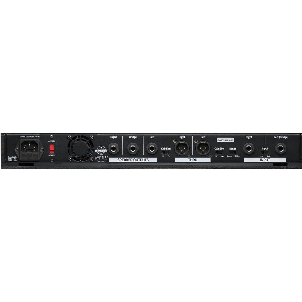 Avantone GTR-100 Rack-Mountable 100-Watt 2-Channel Solid State Guitar Amplifier with Stereo/Dual Mono - View 2 |