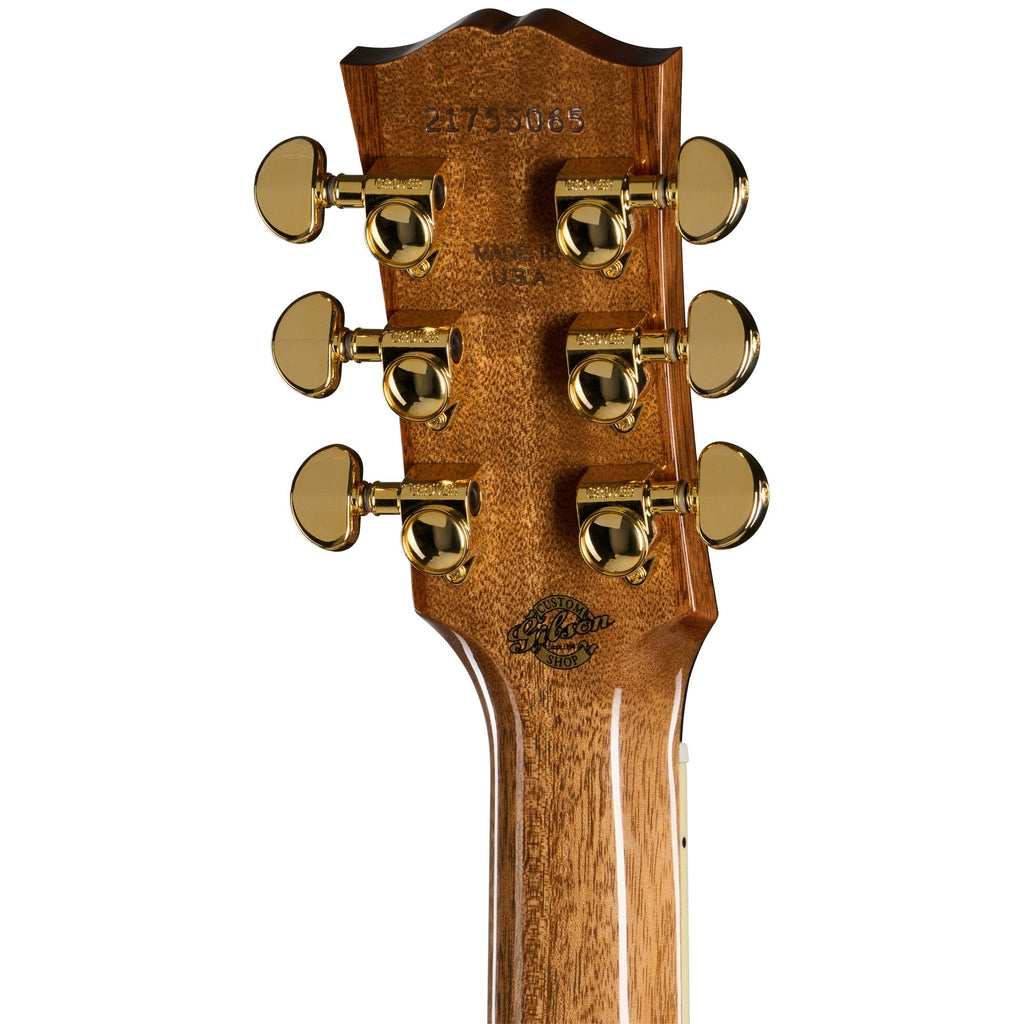 Gibson Custom Shop Hummingbird Elegant Koa Acoustic Electric Guitar - Honey Burst - View 6 | MusicMarket