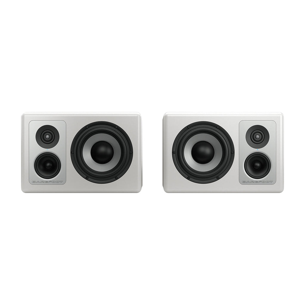 Barefoot Linear White Footprint 03 3-Way Active Near Field Monitor 6-Inch - Pair - MusicMarket
