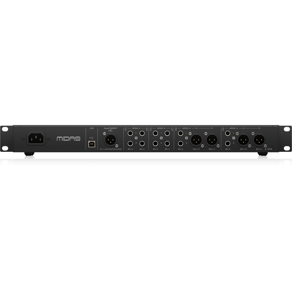 Midas HUB4 Monitor System Hub with 4 PoE Ports for Personal Mixers - View 2 | MusicMarket
