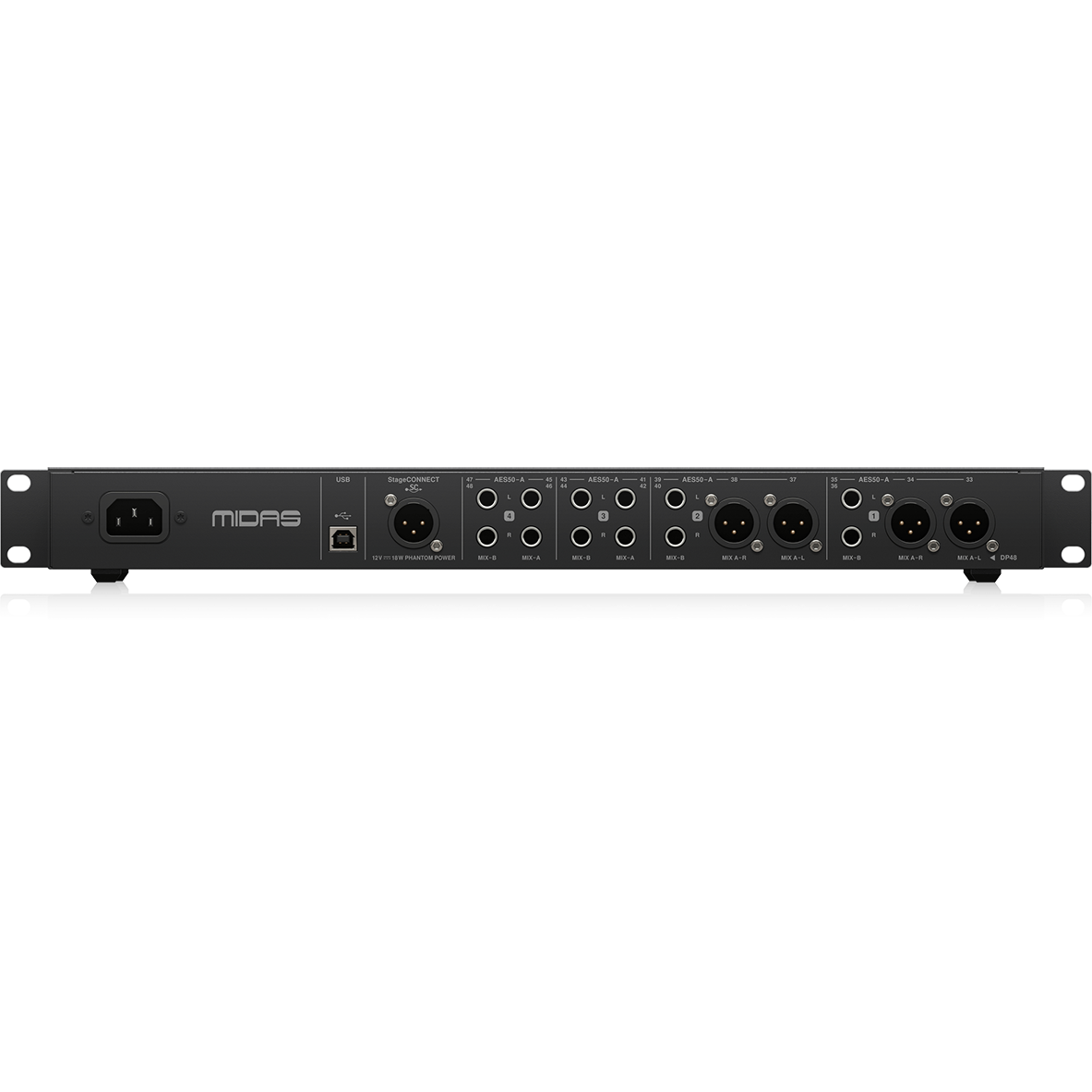 Midas HUB4 Monitor System Hub with 4 PoE Ports for Personal Mixers - View 2 | MusicMarket