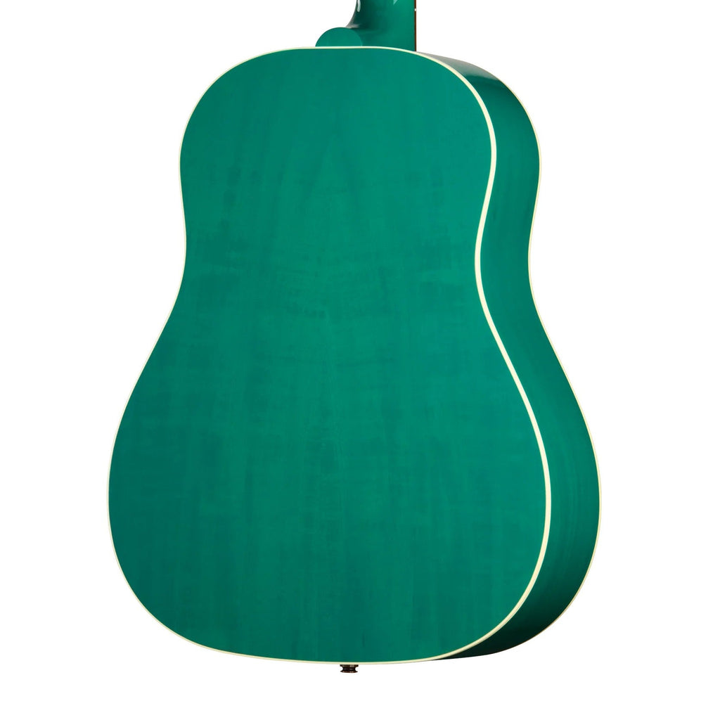 Gibson J-45 Standard Acoustic Electric Guitar - Translucent Teal - View 4 | MusicMarket