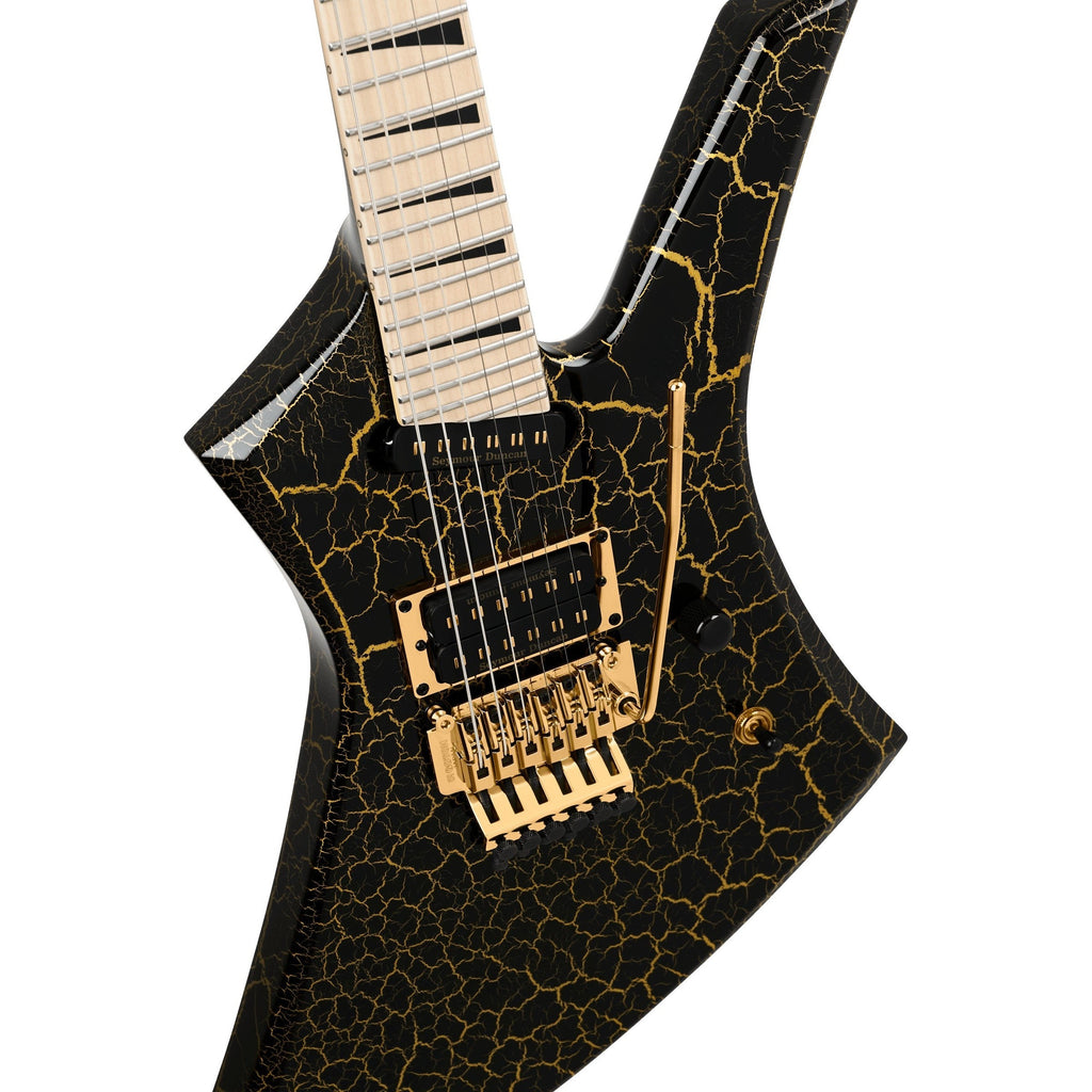 Jackson Pro Series Brandon Ellis KE27 Kelly Signature Electric Guitar - Gold Crackle - View 3 | MusicMarket
