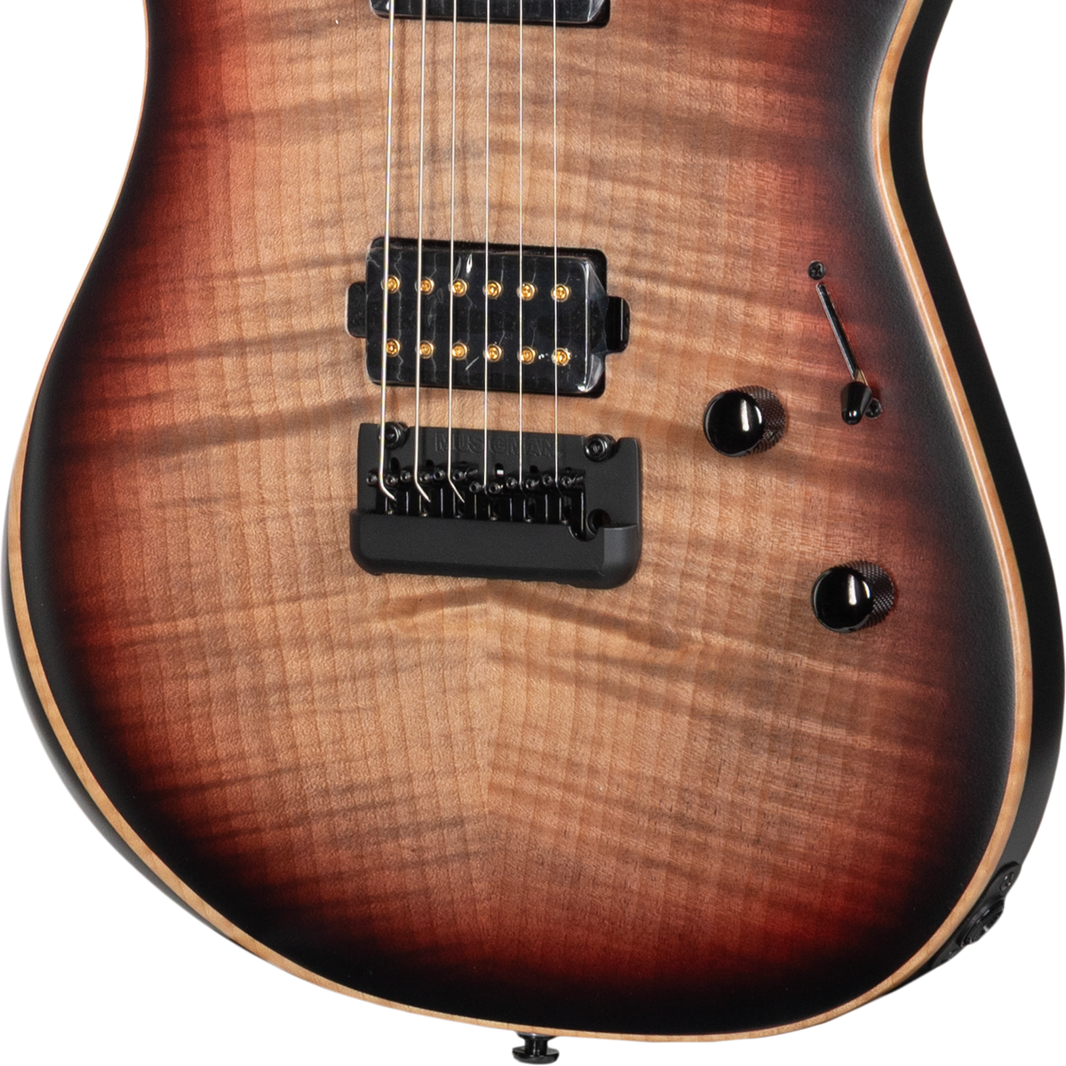 Ernie Ball Music Man Sabre Rabea Massaad HH Electric Guitar - Vileblood Burst - View 8 | MusicMarket