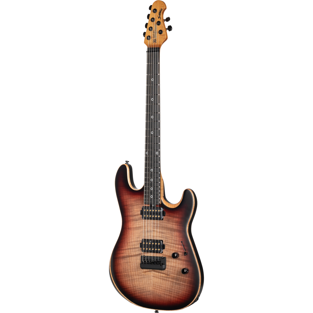 Ernie Ball Music Man Sabre Rabea Massaad HH Electric Guitar - Vileblood Burst - View 4 | MusicMarket