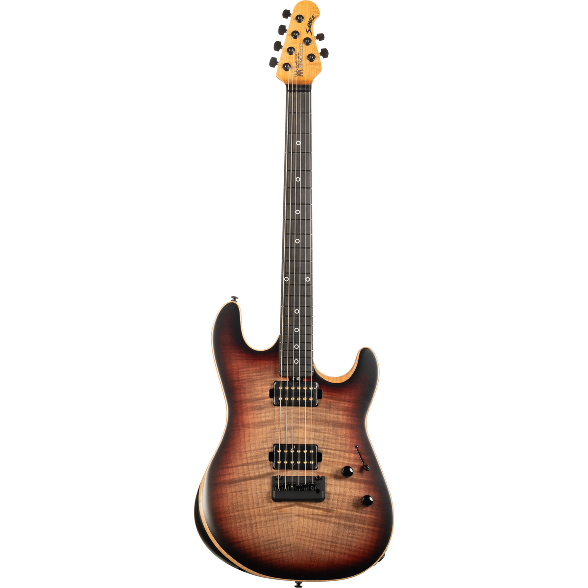 Ernie Ball Music Man Sabre Rabea Massaad HH Electric Guitar - Vileblood Burst - View 2 | MusicMarket