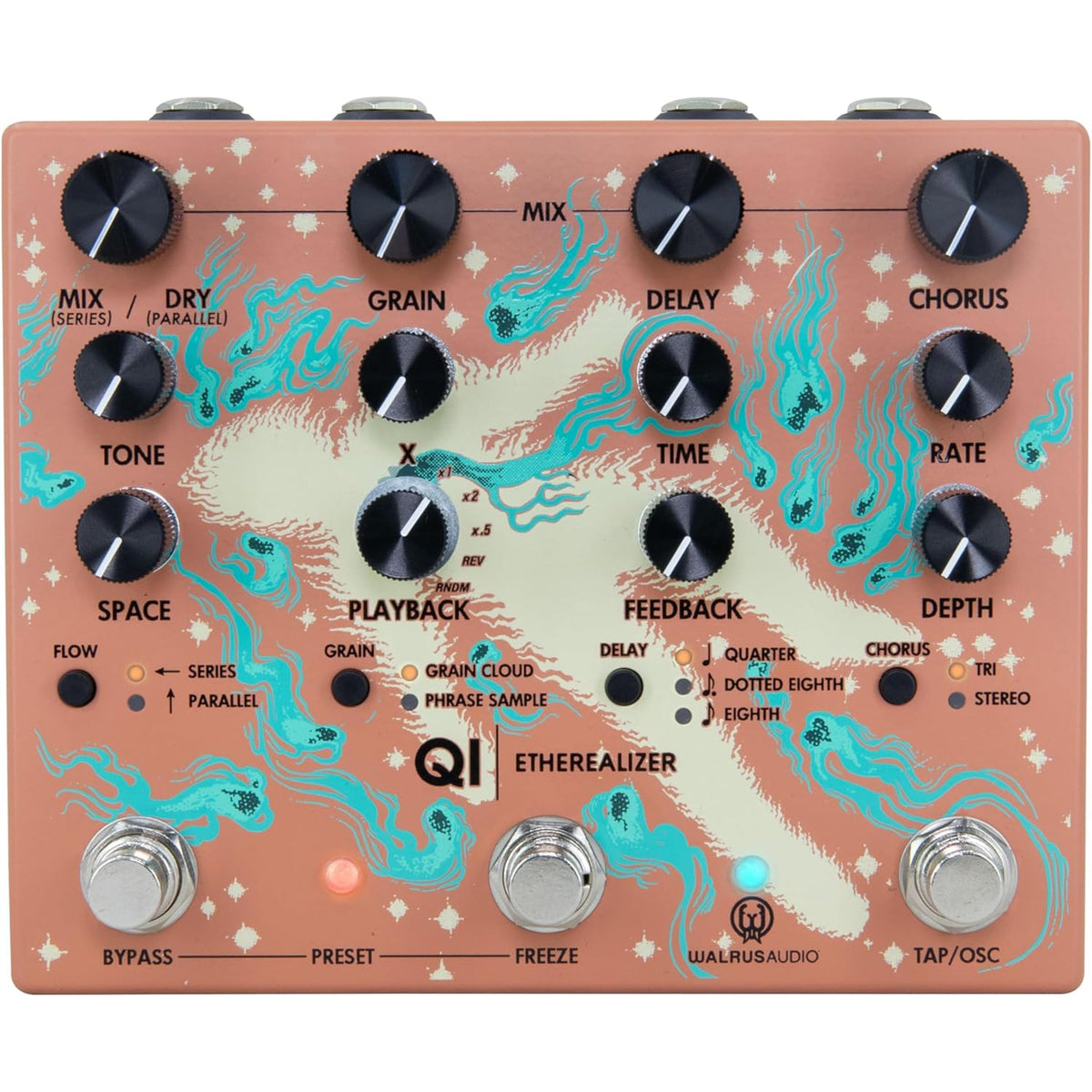 Walrus Audio Qi Etherealizer - Terracotta - MusicMarket