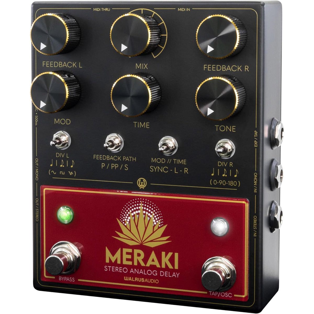 Walrus Audio Meraki Analog Stereo Delay Pedal - View 2 | MusicMarket