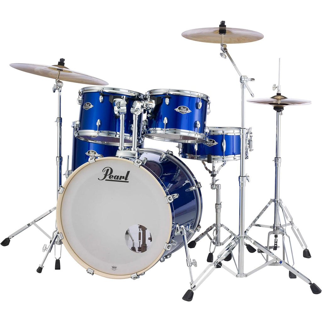Pearl EXX725SC717 Export Series 5-Piece Drum Set - Electric Blue - View 2 | MusicMarket