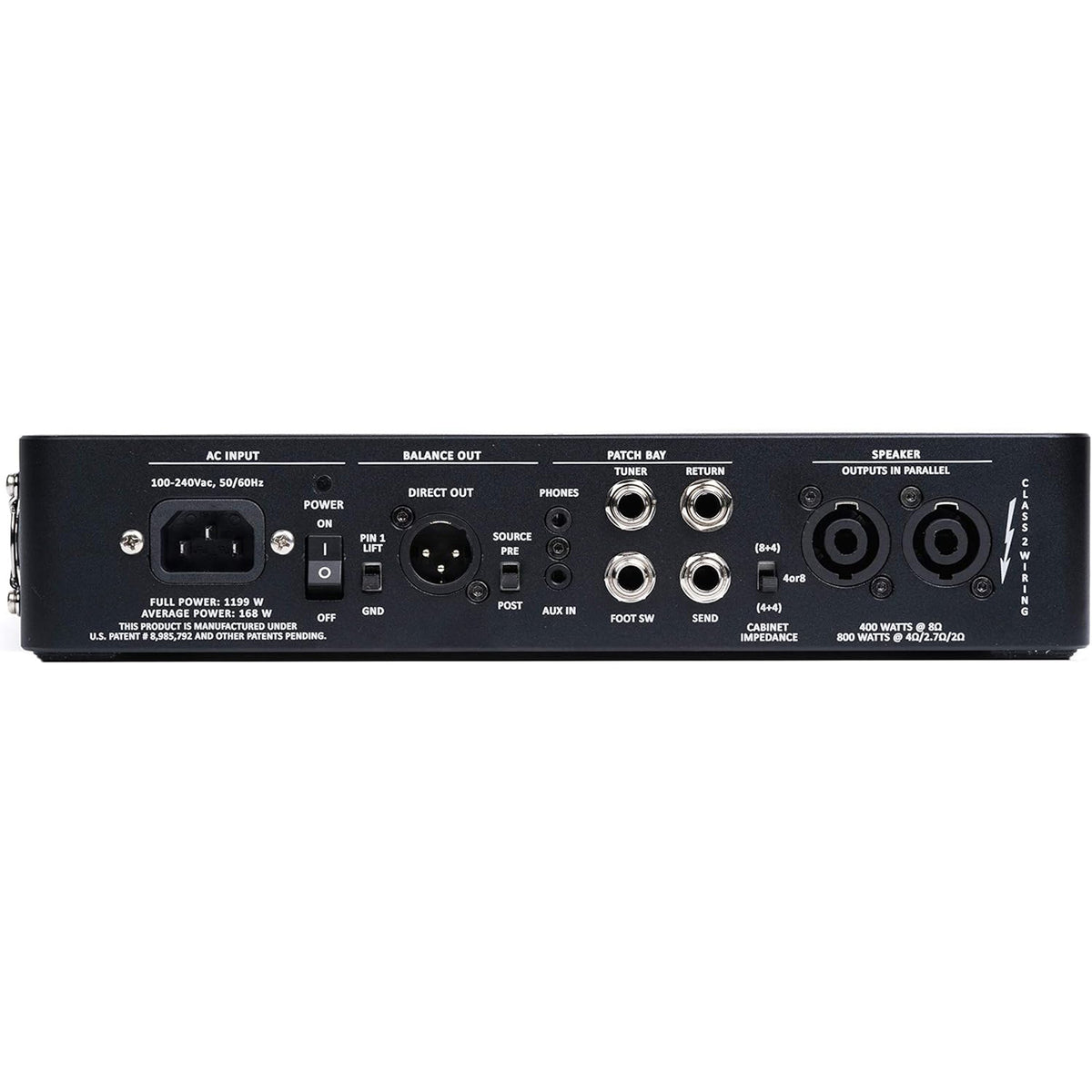 Gallien-Krueger Fusion S 800 800W Ultra Light Bass Head - View 5 | MusicMarket