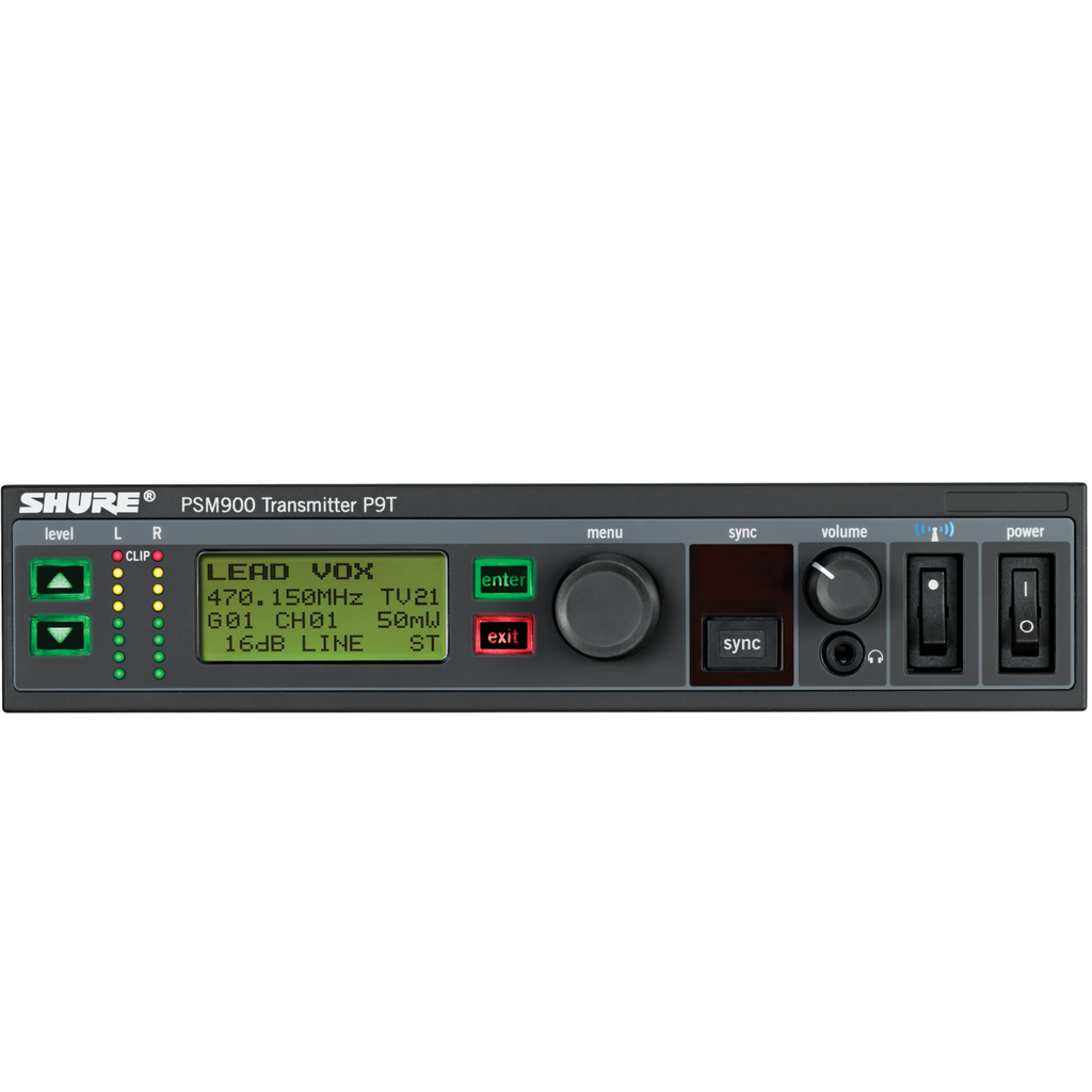 Shure PSM900 P9TRA+425CL Wireless In-Ear Monitor System - H21 Band - Mint, Open Box - View 3 | MusicMarket