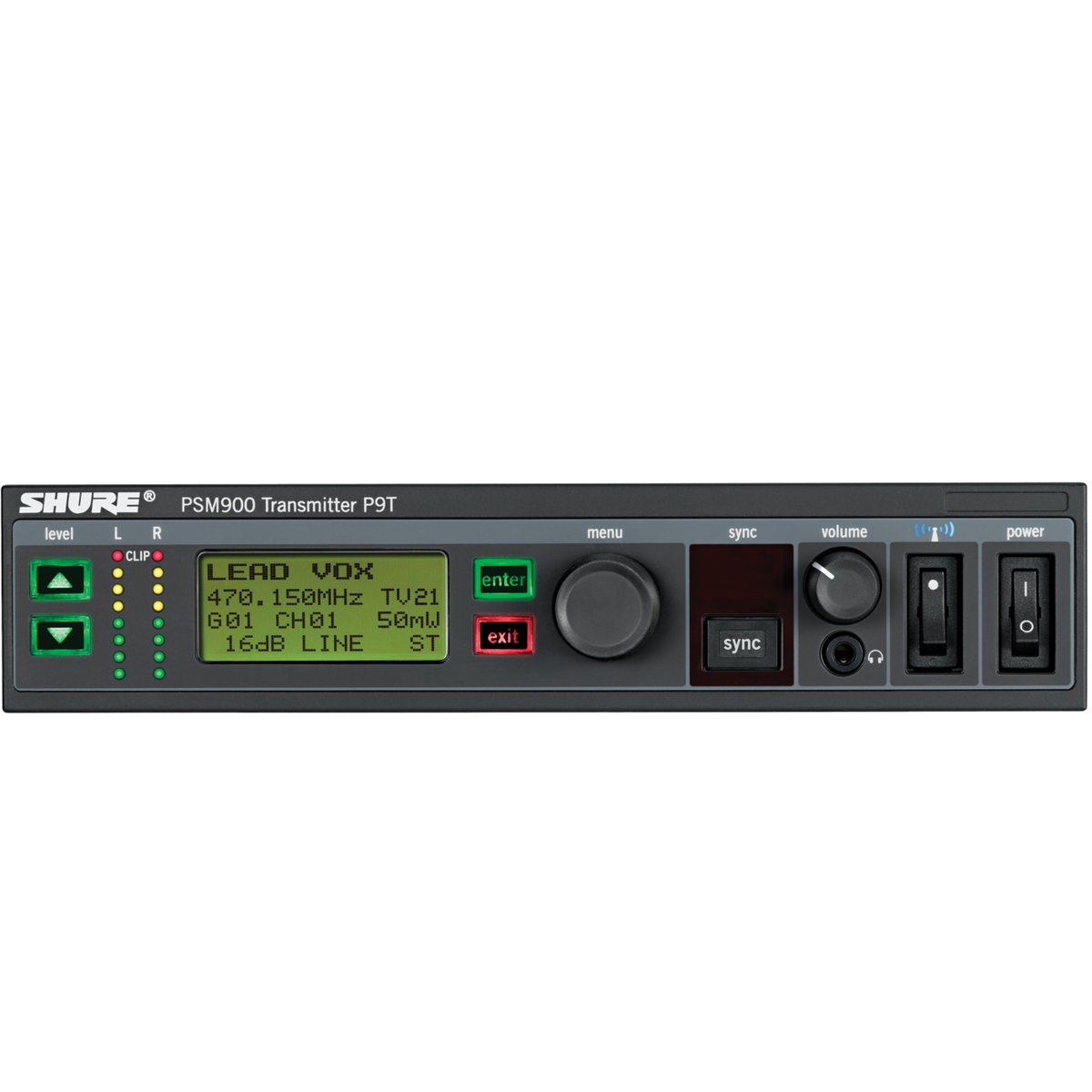 Shure PSM900 P9TRA+425CL Wireless In-Ear Monitor System - H21 Band - Mint, Open Box - View 3 | MusicMarket