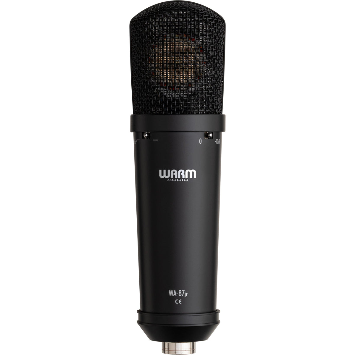 Warm Audio WA-87jr Large Diaphragm Multi-Polar Pattern Condenser Mic - Black - View 2 | MusicMarket