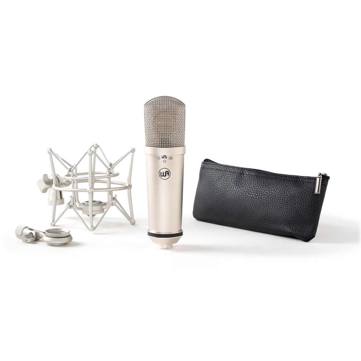 Warm Audio WA-87jr Large Diaphragm Multi-Polar Pattern Condenser Mic - Nickel - View 4 | MusicMarket