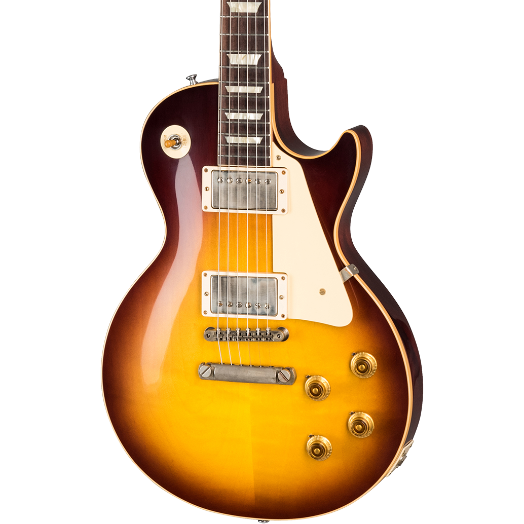 Gibson 1958 Les Paul Standard Reissue VOS Electric Guitar - Bourbon Burst - MusicMarket