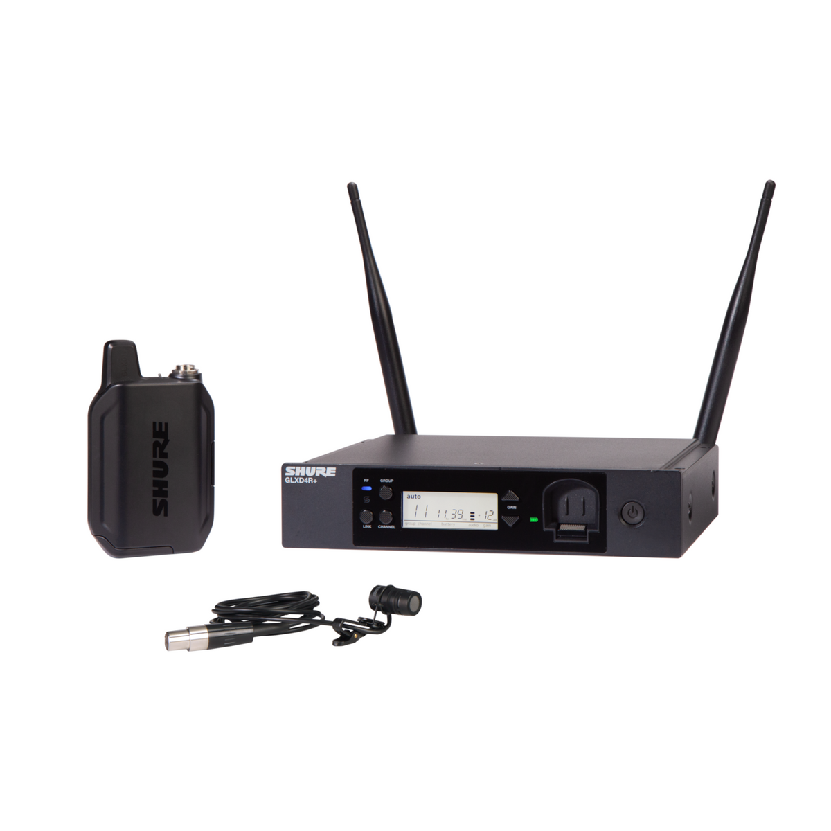 Shure GLXD14R+/85 Digital Wireless with WL185 Lavalier Microphone - Mint, Open Box - MusicMarket