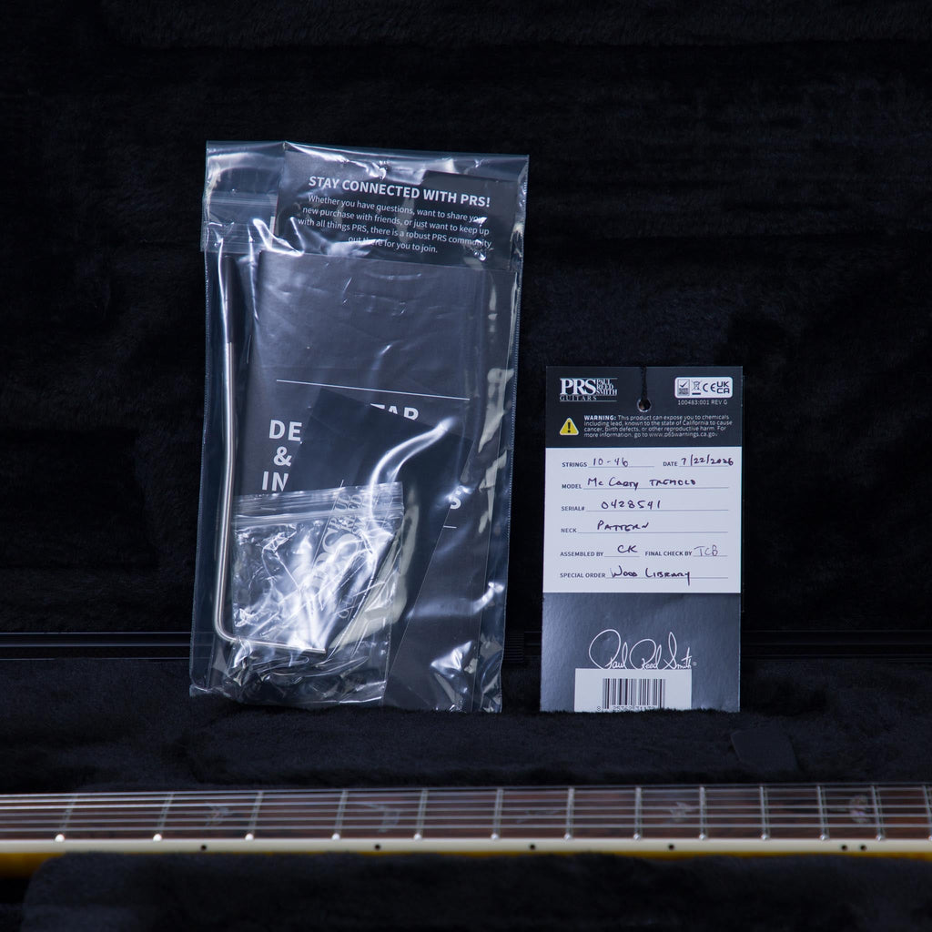 PRS Wood Library McCarty Tremolo With 408 Switching Electric Guitar - Vintage Yellow - #260428541 - View 11 |
