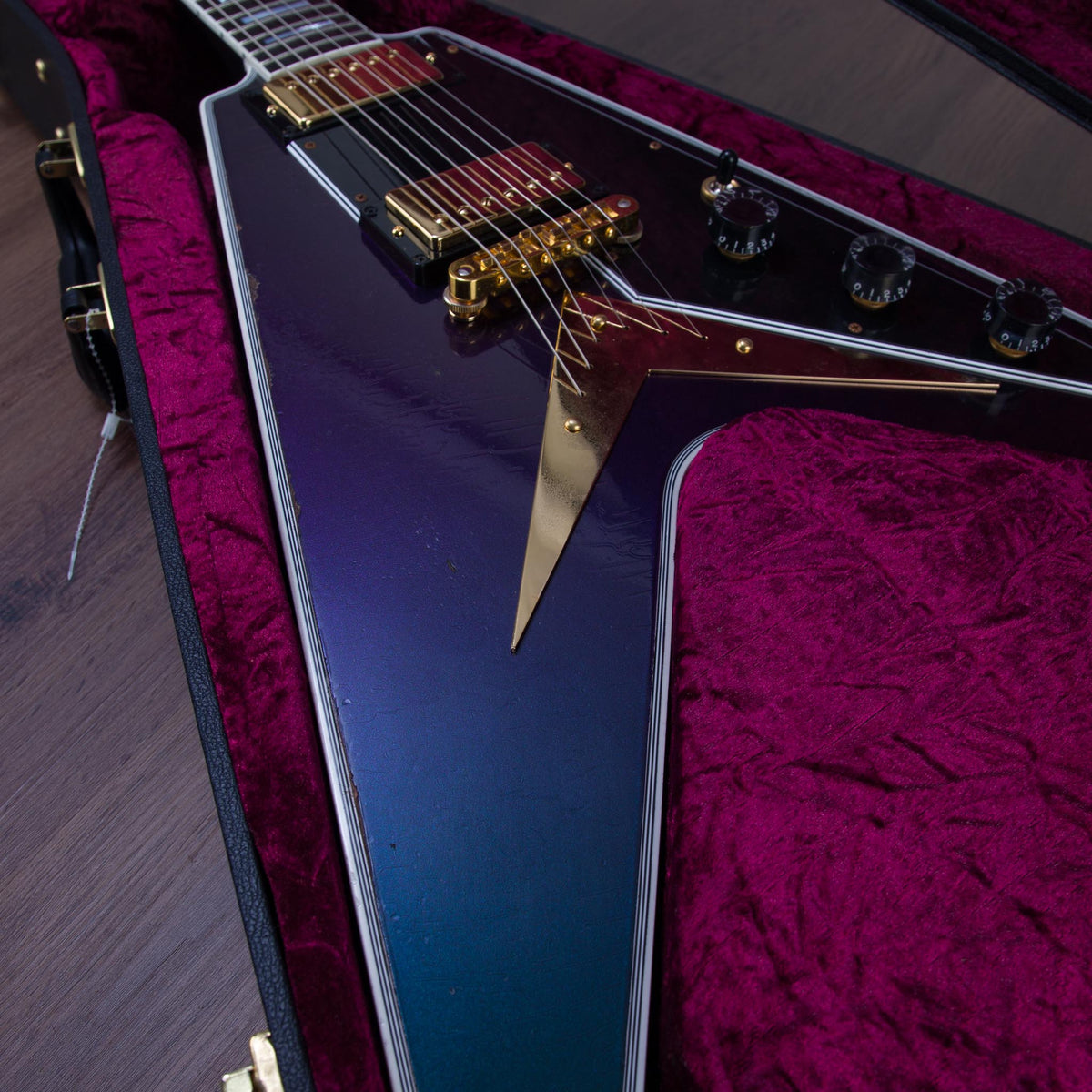 Gibson Custom Shop Murphy Lab Flying V Custom Electric Guitar - Light Aging Full Shift - #CS601306 - View 10 |