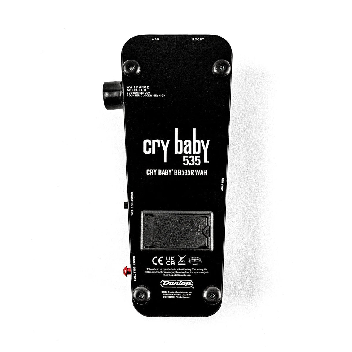 Dunlop Cry Baby BB535 Wah Reissues Guitar Effects Pedal - View 2 | MusicMarket