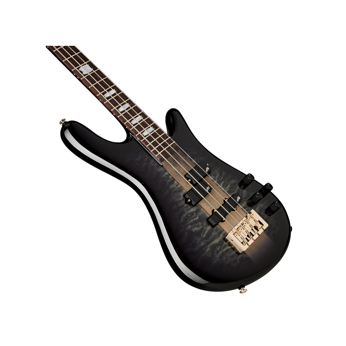 Spector ICON NS-2 Neck-Through Series 4-String Bass Guitar - Black Satin - View 3 | MusicMarket