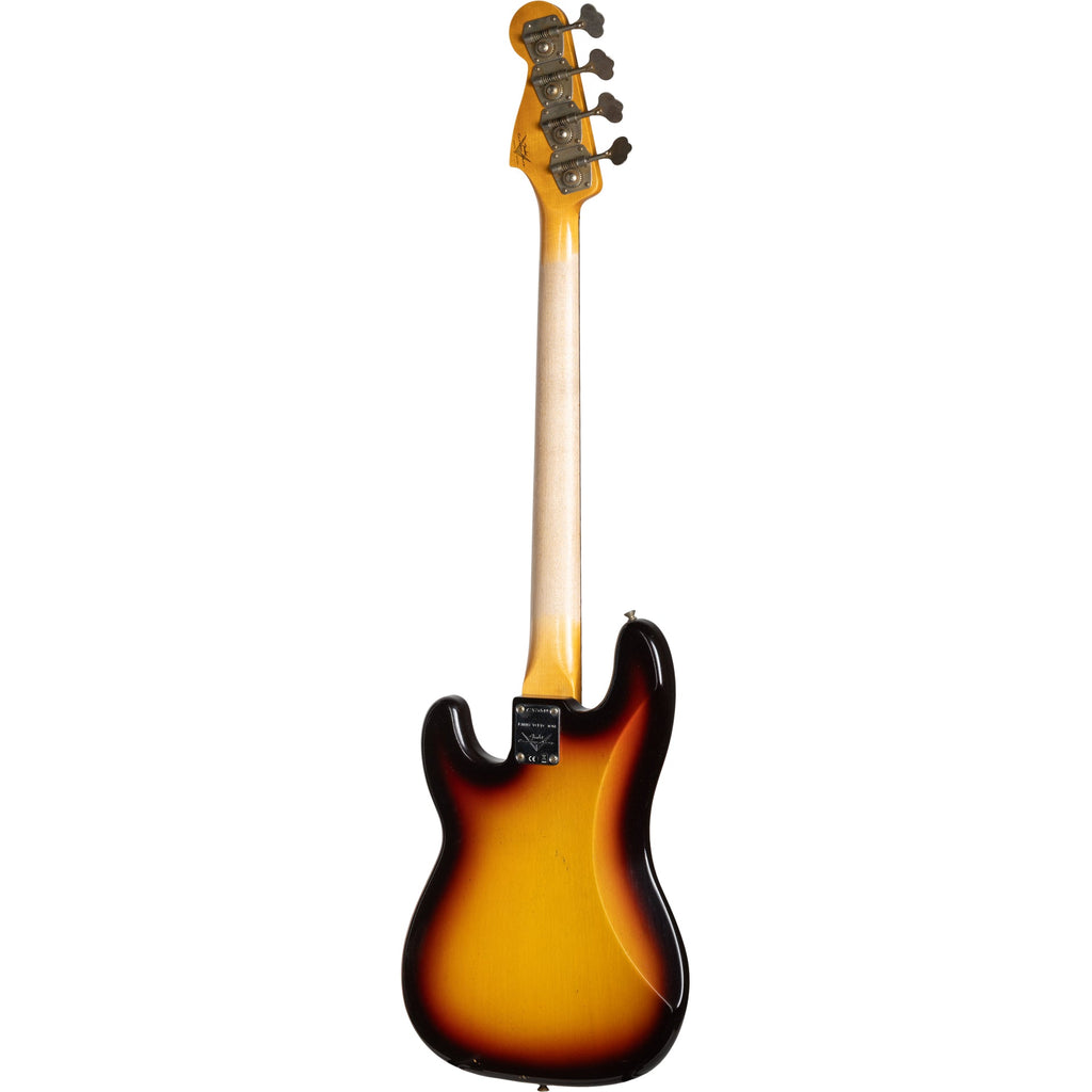 Fender Custom Shop F22 LTD ‘59 Precision Bass Journeyman - Chocolate 3-Tone Sunburst - View 4 | MusicMarket