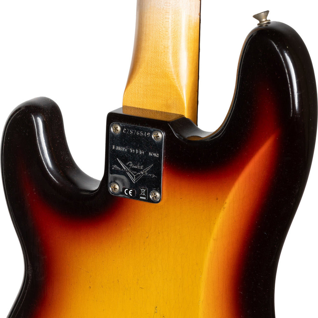 Fender Custom Shop F22 LTD ‘59 Precision Bass Journeyman - Chocolate 3-Tone Sunburst - View 8 | MusicMarket