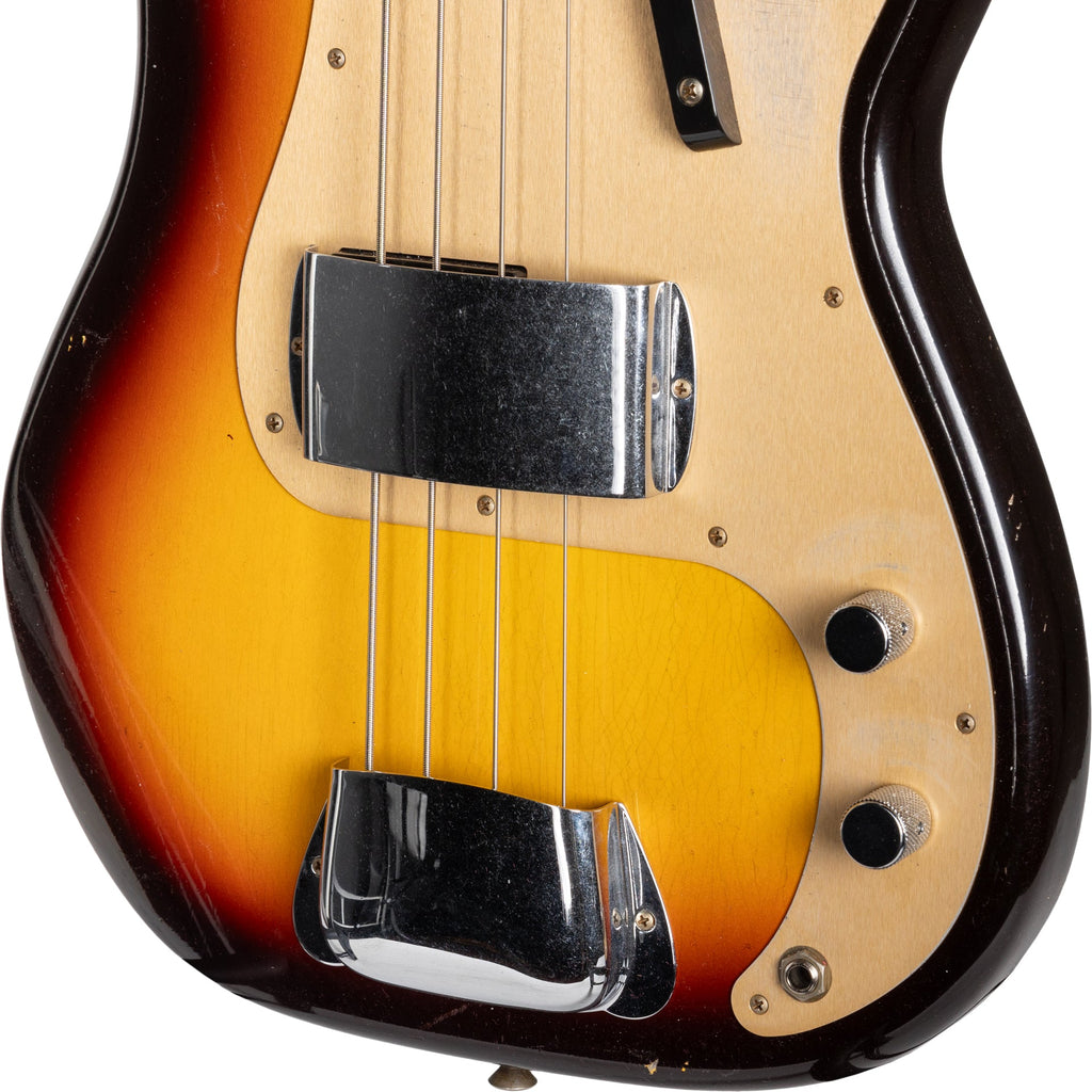 Fender Custom Shop F22 LTD ‘59 Precision Bass Journeyman - Chocolate 3-Tone Sunburst - View 7 | MusicMarket