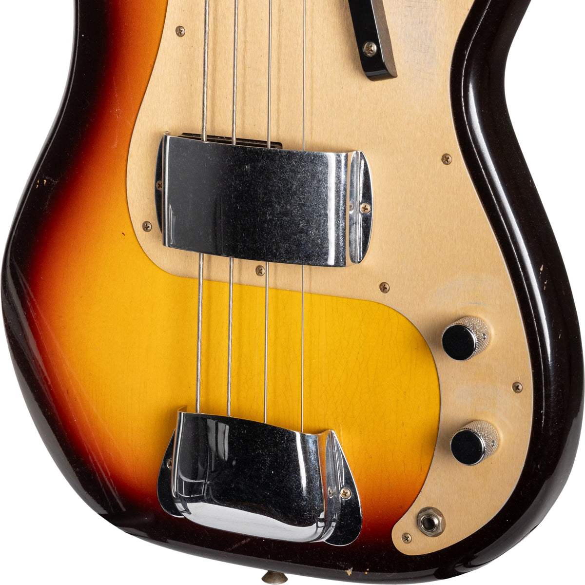 Fender Custom Shop F22 LTD ‘59 Precision Bass Journeyman - Chocolate 3-Tone Sunburst - View 7 | MusicMarket