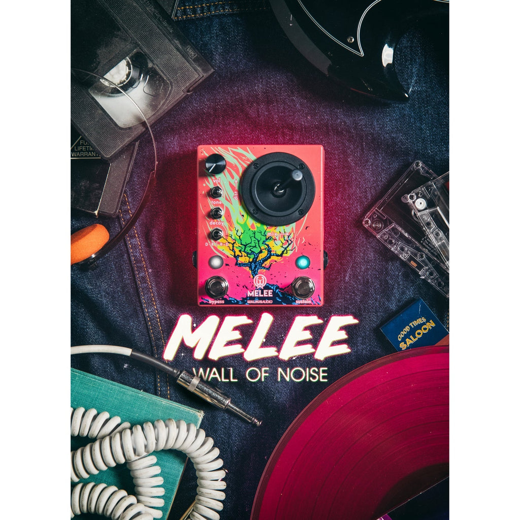 Walrus Audio Melee: Wall of Noise Distortion and Reverb Guitar Pedal - Mint, Open Box - View 9 | MusicMarket