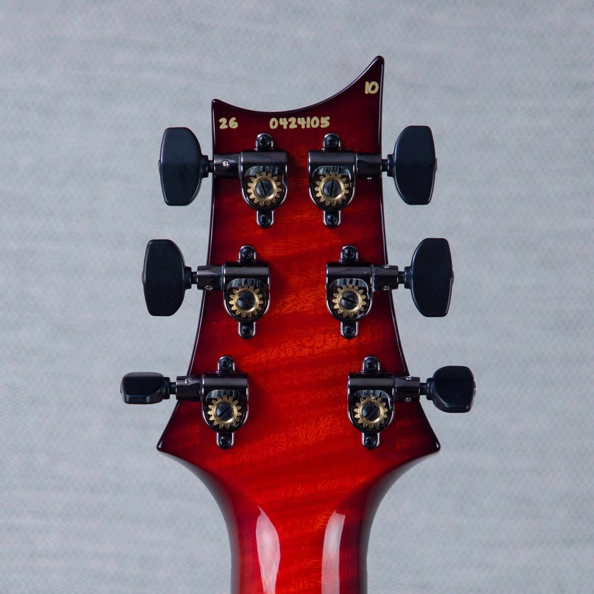 PRS Limited Edition Custom 24-08 10-Top Electric Guitar - Fire Red Burst - #0424105 - View 7 | MusicMarket