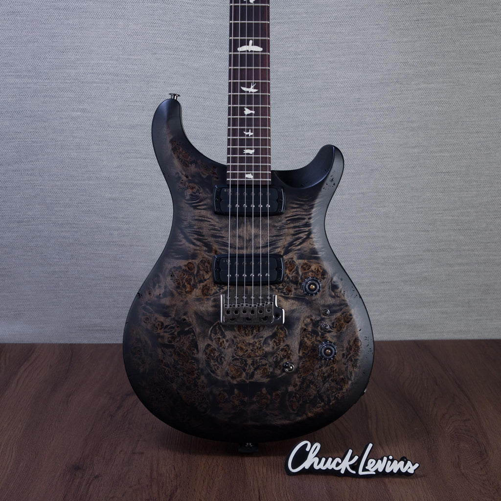 PRS S2 Custom 24-08 Poplar Burl Electric Guitar - Charcoal Burst - #S2089421 - MusicMarket