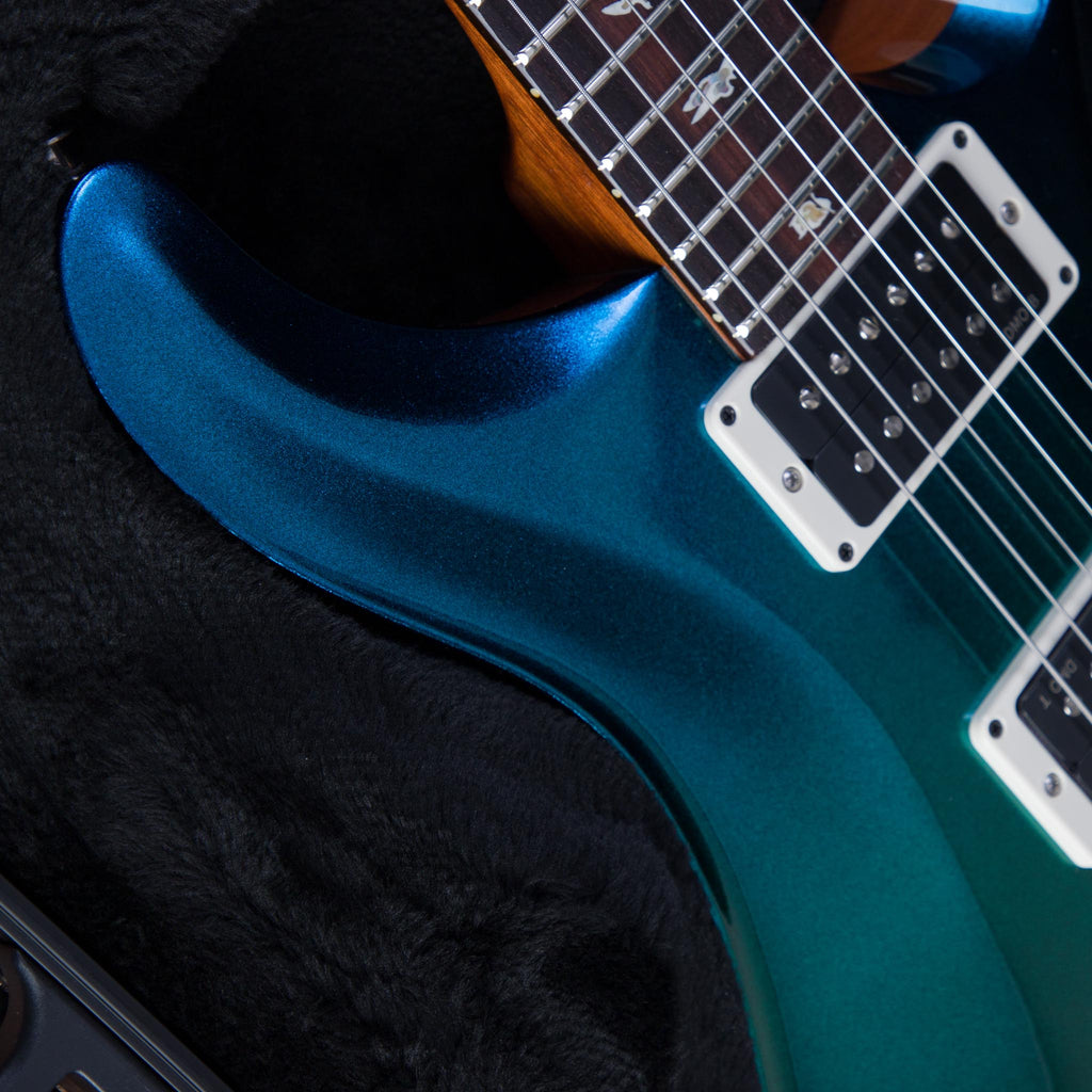 PRS Custom 24 Electric Guitar - Piezo Blue to Green Metallic Fade WIth Natural Back - #250397940 - View 10 | MusicMarket