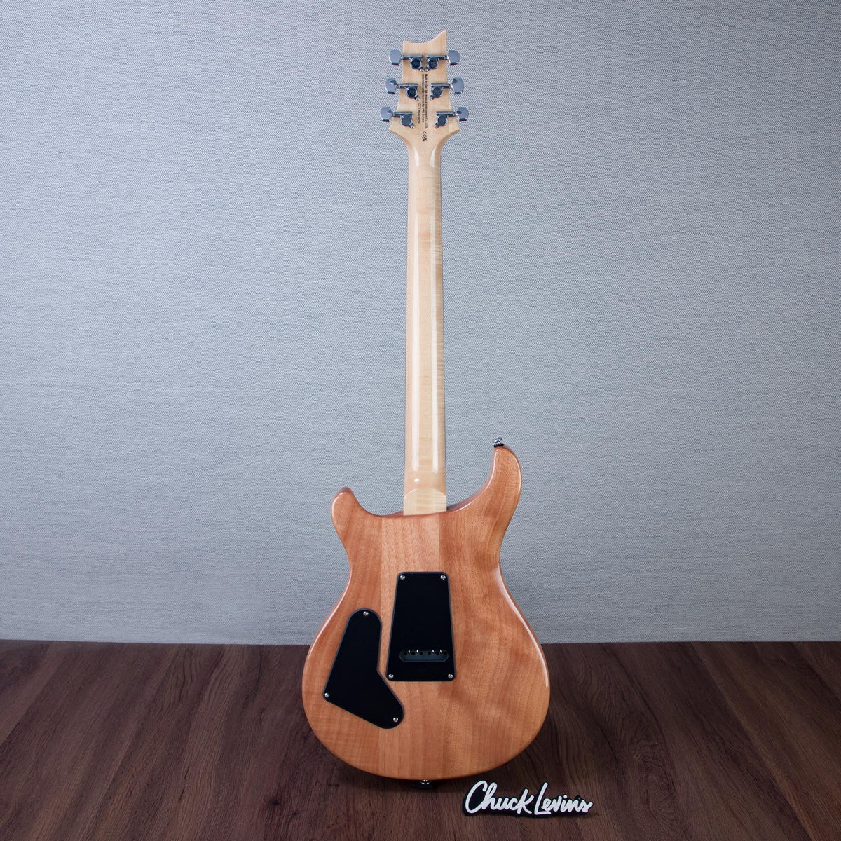 PRS SE Custom 24 Electric Guitar - Blue Matteo/Natural Back - View 6 | MusicMarket
