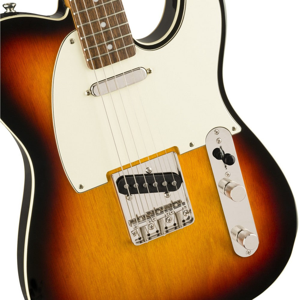 Squier Classic Vibe '60s Custom Telecaster Electric Guitar, Laurel Fingerboard - 3-Tone Sunburst - View 4 | MusicMarket