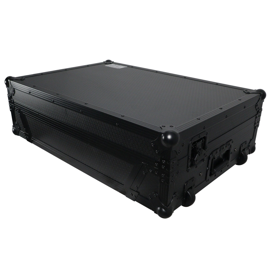 ProX XS-PRIME4WLTBL ATA Flight Case For Denon PRIME 4 G2/PRIME 4 MK2 DJ Controller with Laptop Shelf 1U Rack Space