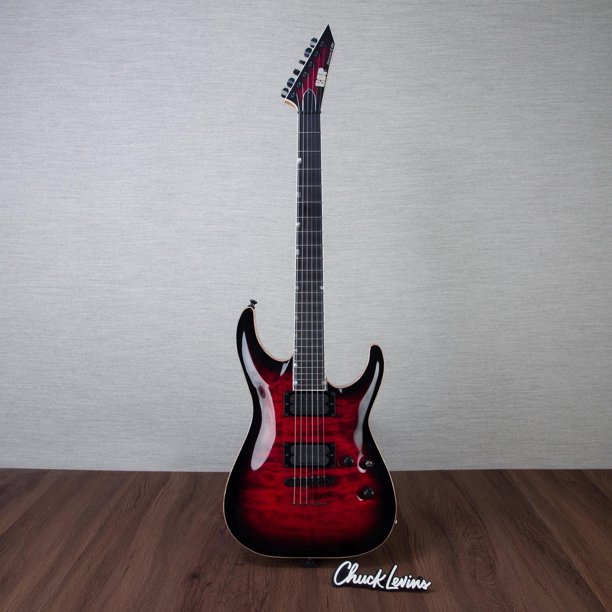 ESP USA Horizon-II QM Electric Guitar - Black Cherry Sunburst - #US25055 - View 2 | MusicMarket