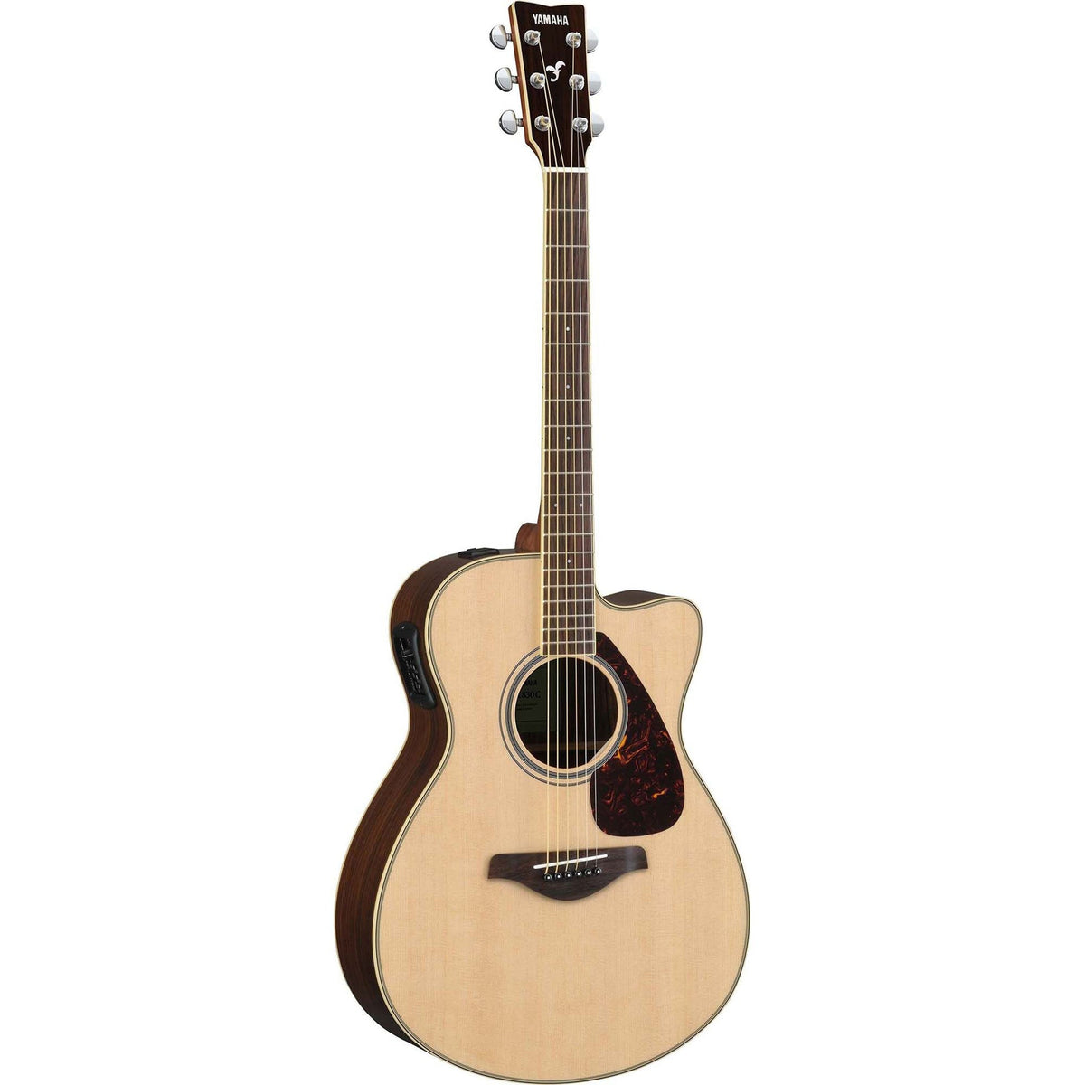 Yamaha FSX830C Small Body Cutaway Acoustic Electric Guitar - Natural - View 2 | MusicMarket