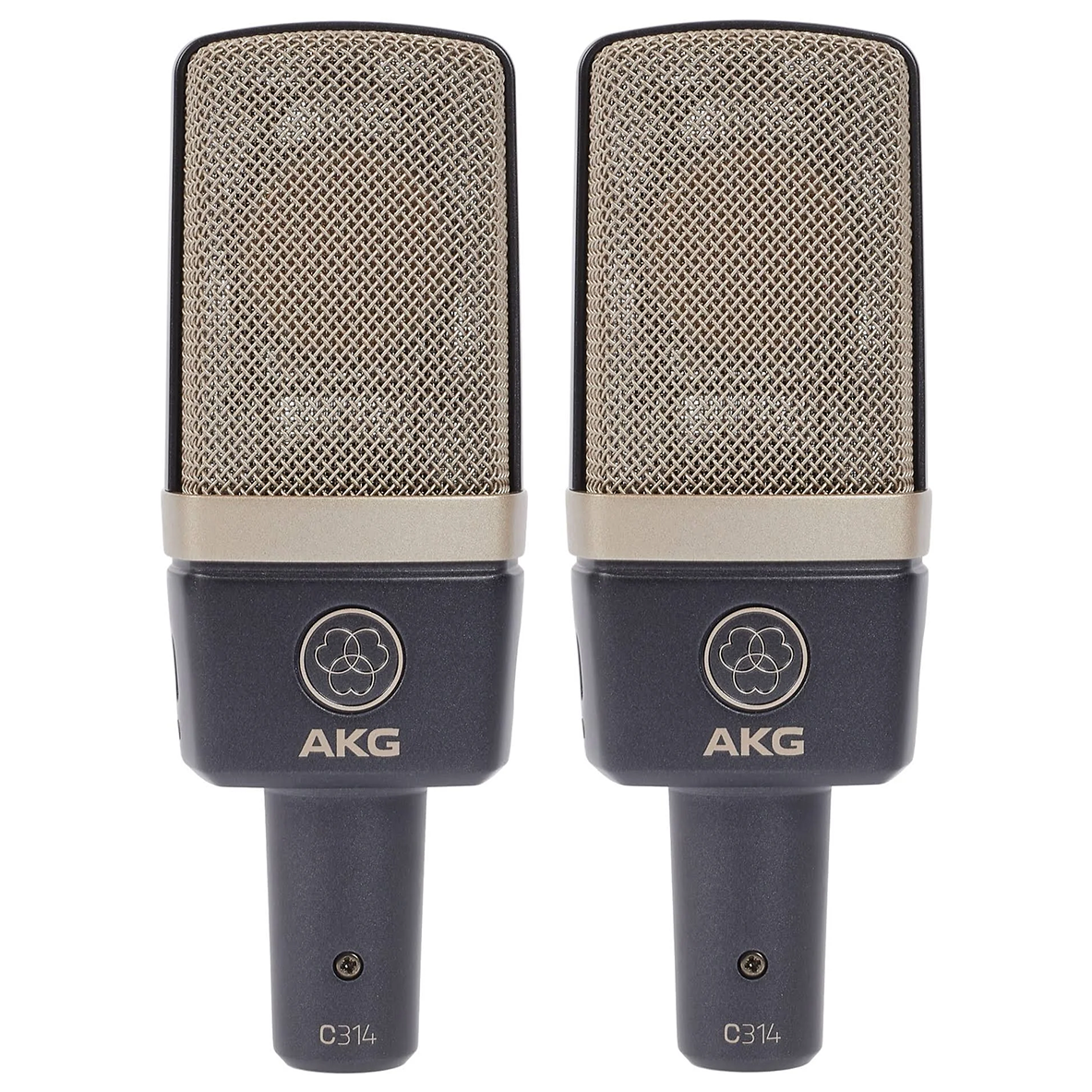 AKG C314 Matched Pair Large-Diaphragm Multipattern Condenser Microphone - MusicMarket