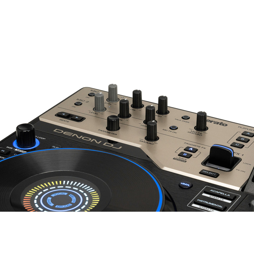 Denon DJ PRIME 4 G2 4-Channel Standalone DJ System with Built-in FX, Lighting Output, and Stems - View 12 | MusicMarket