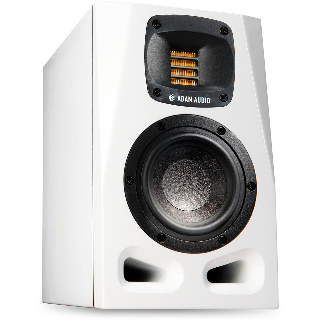 Adam Audio A4V Limited Edition White 4” 2 Way Powered Monitor, Single - View 2 | MusicMarket