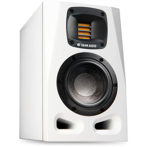 Adam Audio A4V Limited Edition White 4” 2 Way Powered Monitor, Single - View 2 | MusicMarket