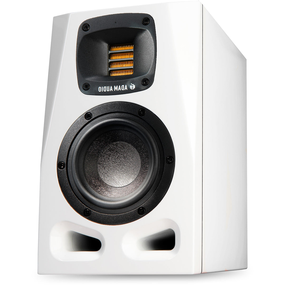 Adam Audio A4V Limited Edition White 4” 2 Way Powered Monitor, Single - View 3 | MusicMarket