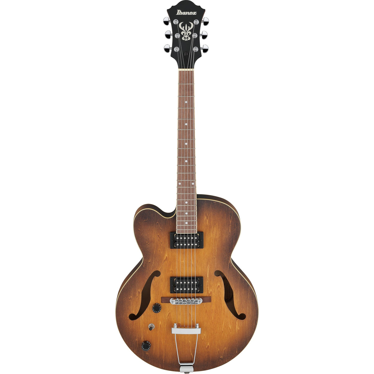 Ibanez AF55 Artcore Left Handed Hollow Body Electric Guitar - Tobacco Flat - View 2 | MusicMarket