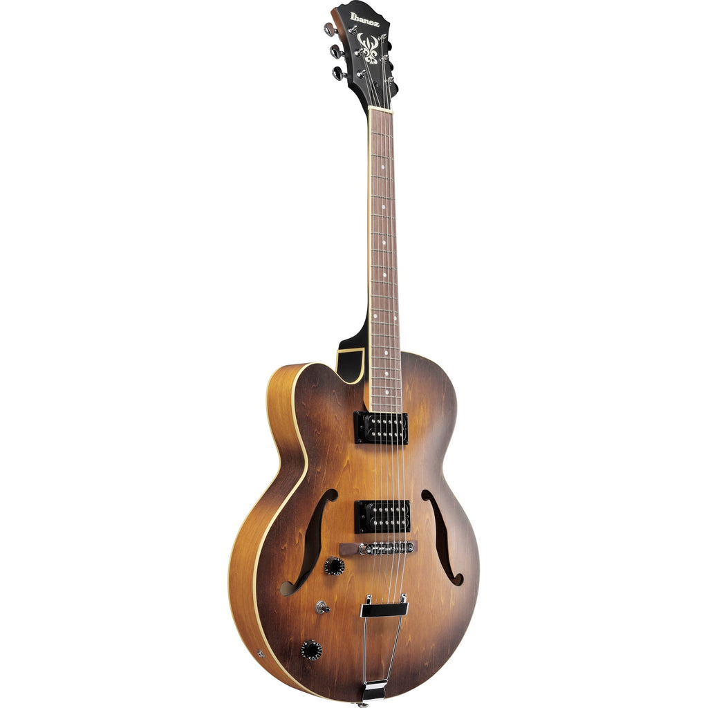 Ibanez AF55 Artcore Left Handed Hollow Body Electric Guitar - Tobacco Flat - View 4 | MusicMarket